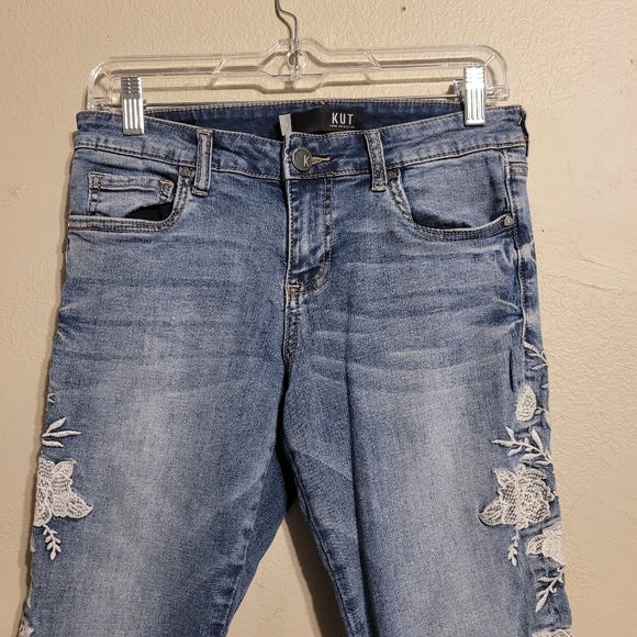 KUT From The Kloth Embroidered Connie Skinny Jean - Picture 2 of 14